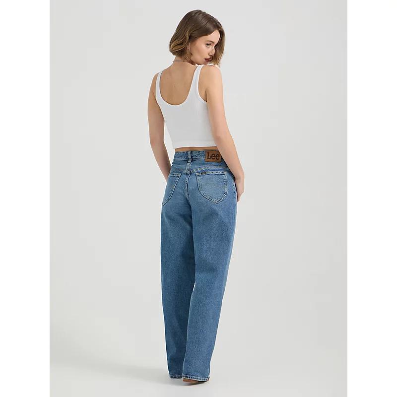 Womens Loose Straight Rider Jeans Product Image