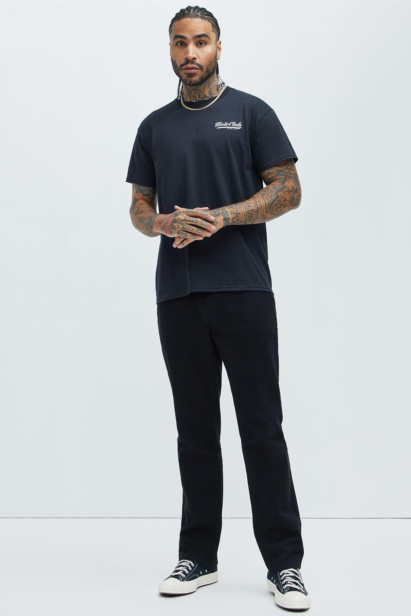Bear MotoClub Short Sleeve Tee - Black Product Image
