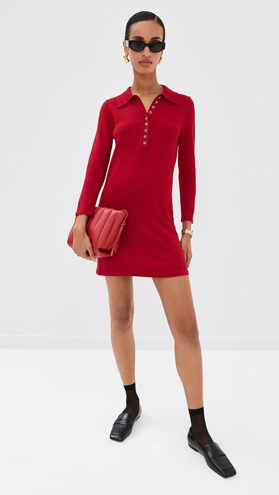Reformation Luell Regenerative Merino Polo Mini Dress | Shopbop Product Image