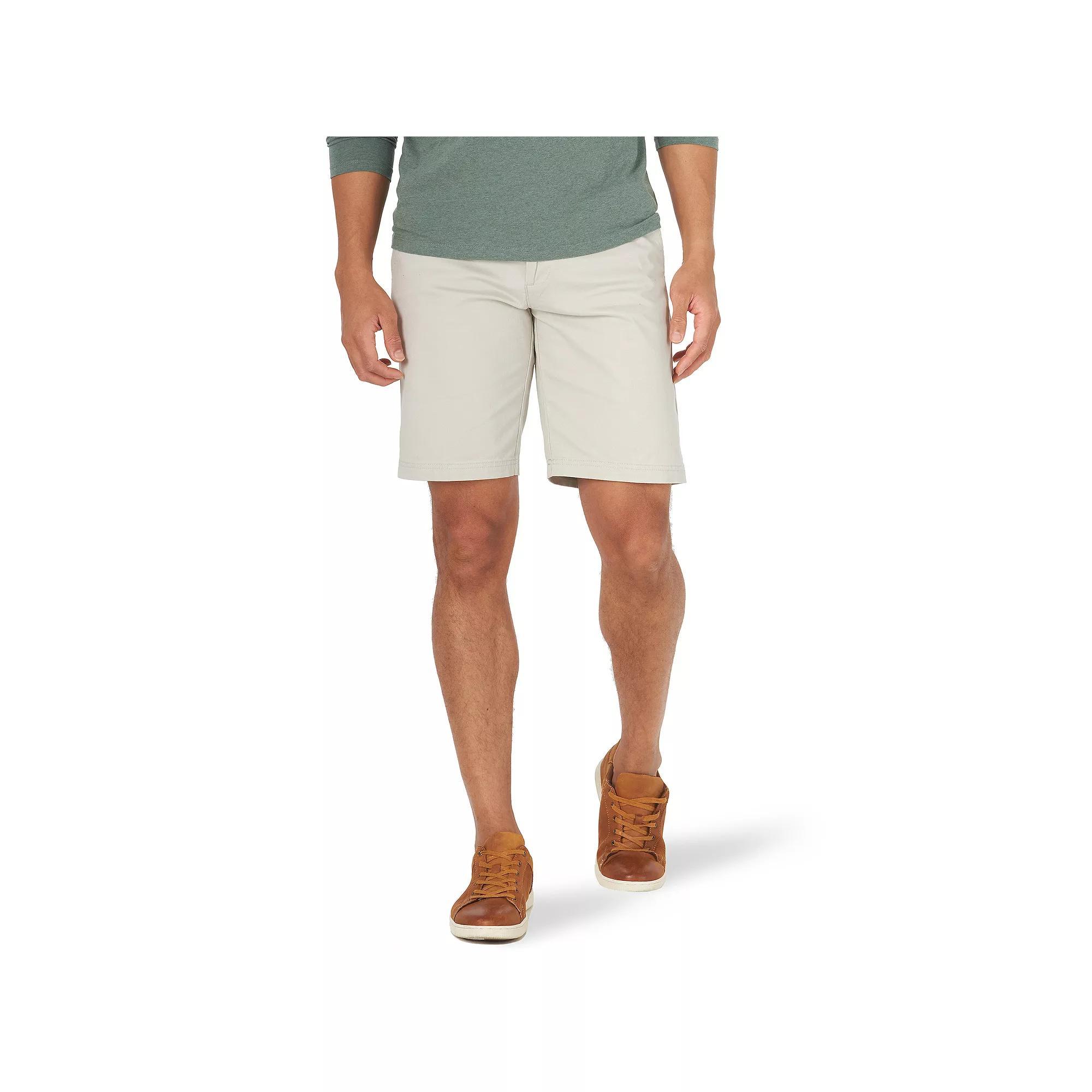 Men's Lee® 10" Extreme Motion Flat Front Shorts, Size: 36, Grey Product Image