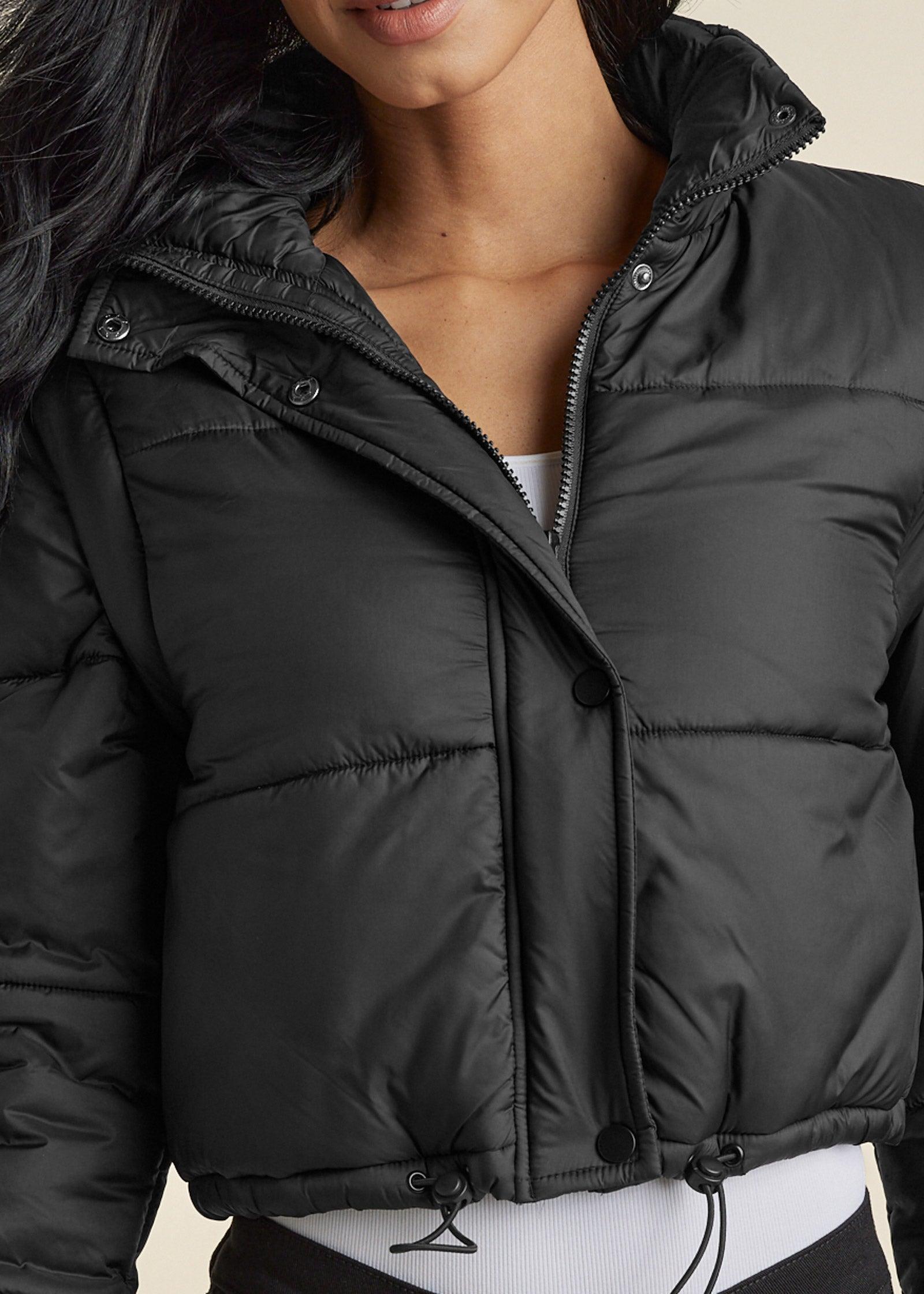 Convertible Puffer Coat - Black Product Image