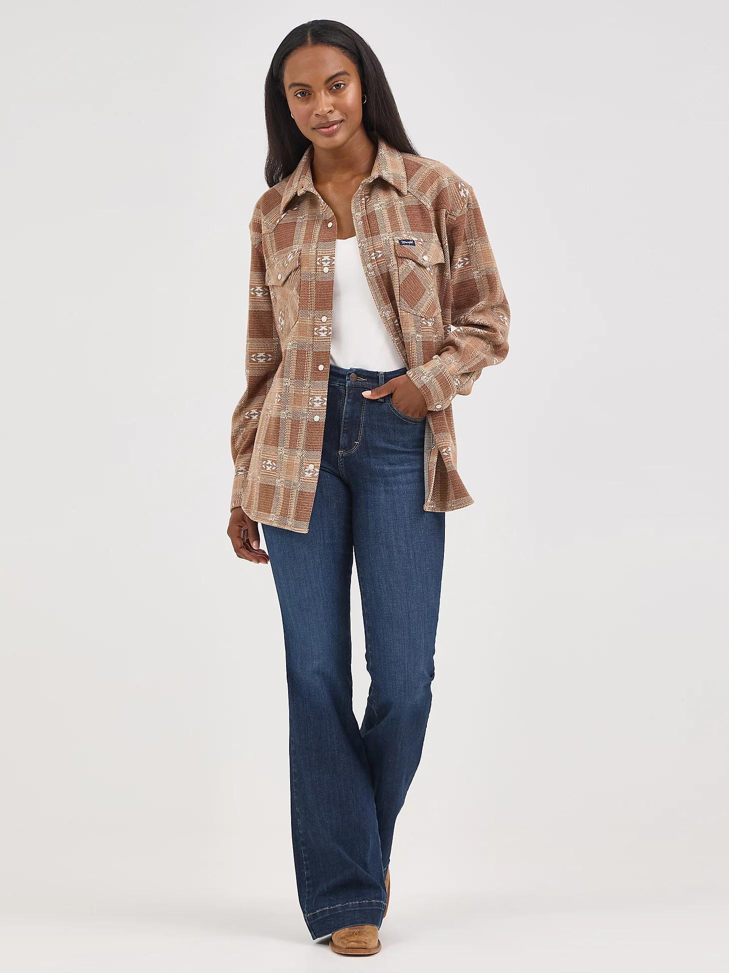 Women's Wrangler Bespoke High Rise Trouser Jean | Women's JEANS | Wrangler® Product Image
