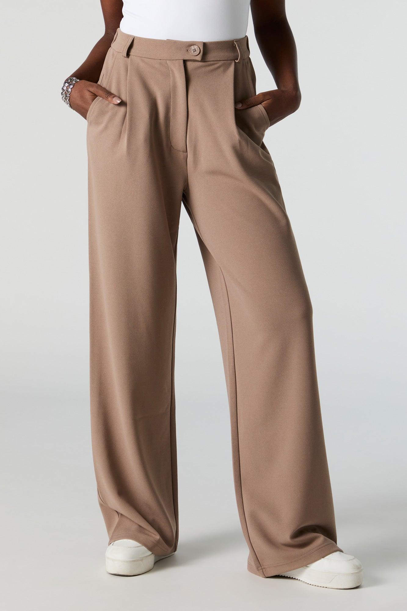 Crepe Straight Leg Dress Pant Female Product Image