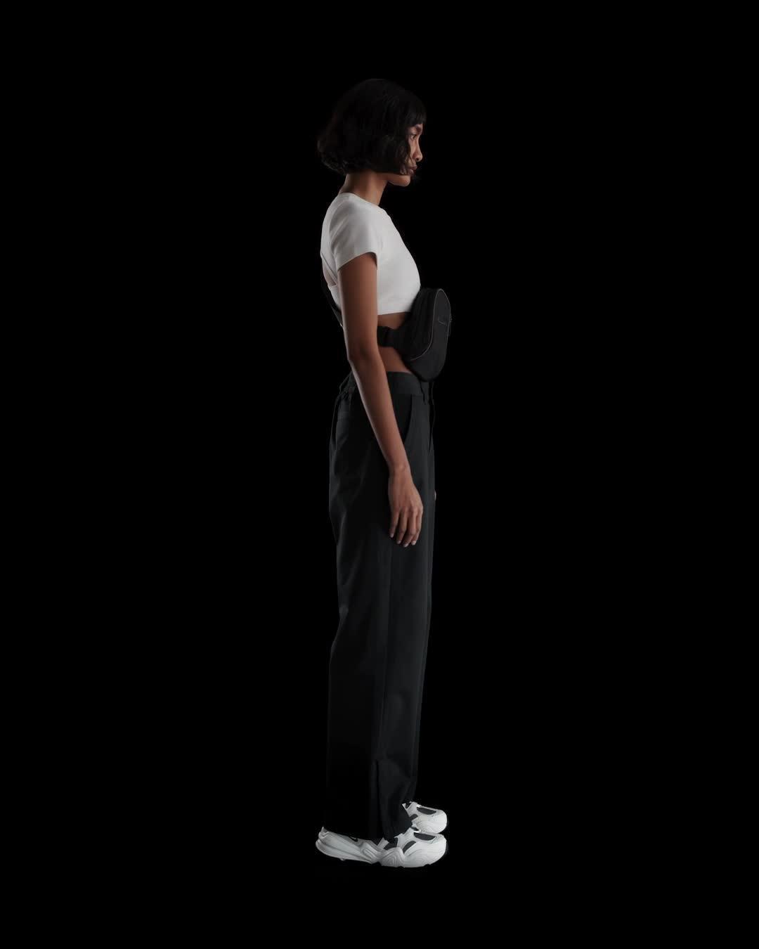 Nike Sportswear Collection Women's Mid-Rise Twill Trousers Product Image