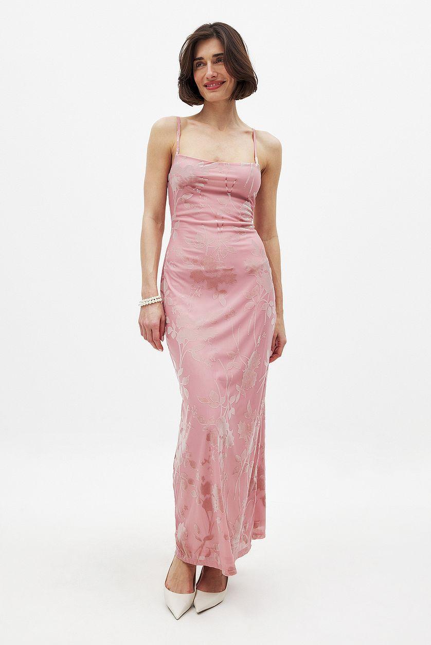 Floral Print Maxi Dress Product Image
