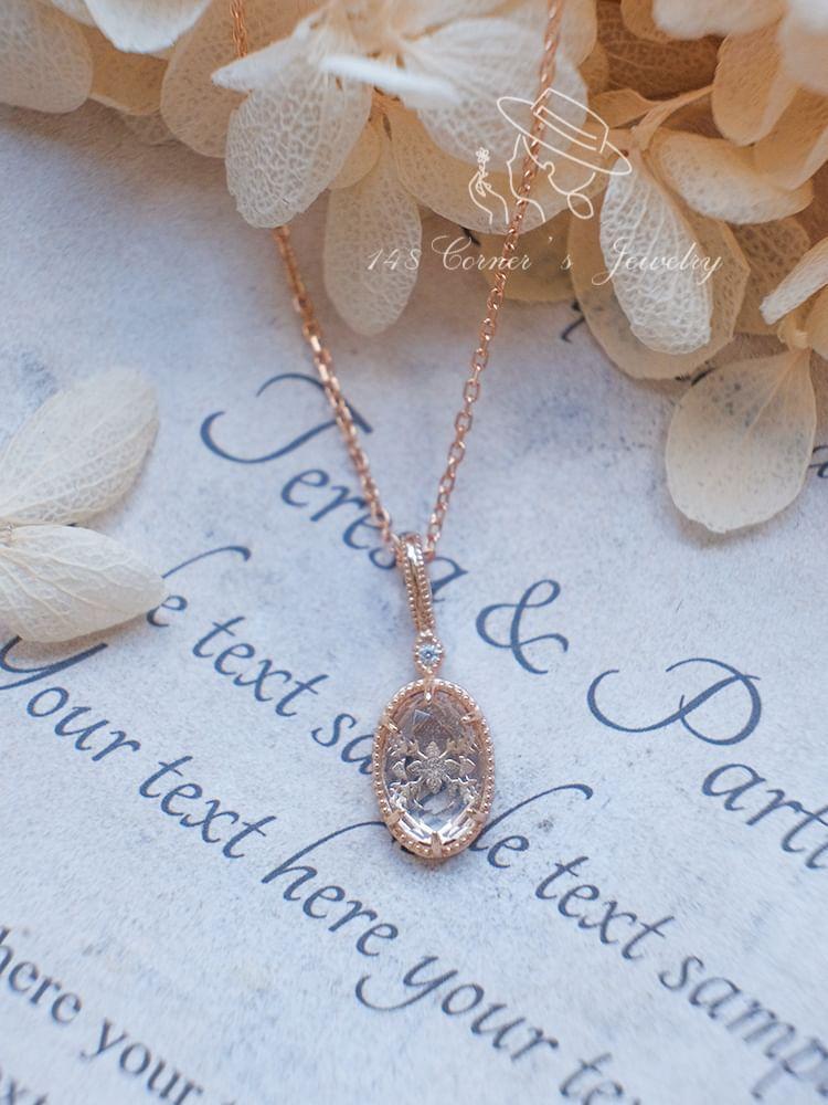 Oval CZ Pendant / Necklace / Set Product Image