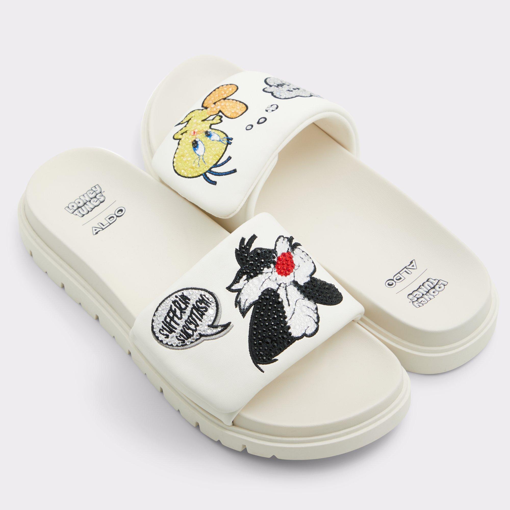 Ltslides White Women's Looney Tunes | ALDO US Product Image