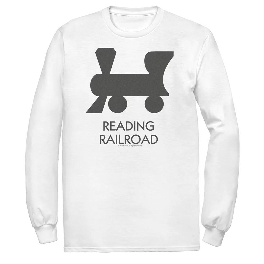 Men's Monopoly Reading Railroad Tee, Size: Medium, White Product Image