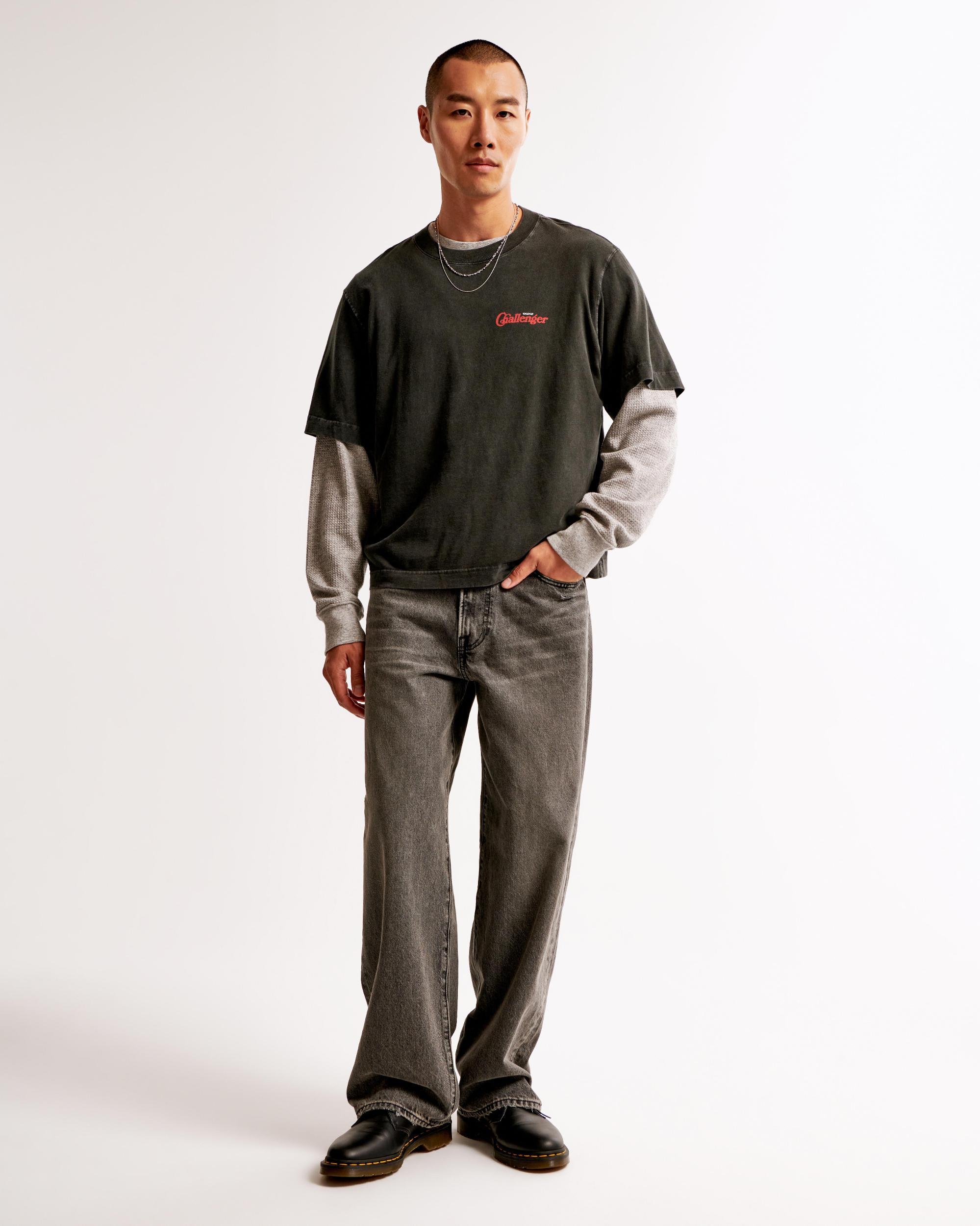 Cropped Mustang Graphic Tee Product Image