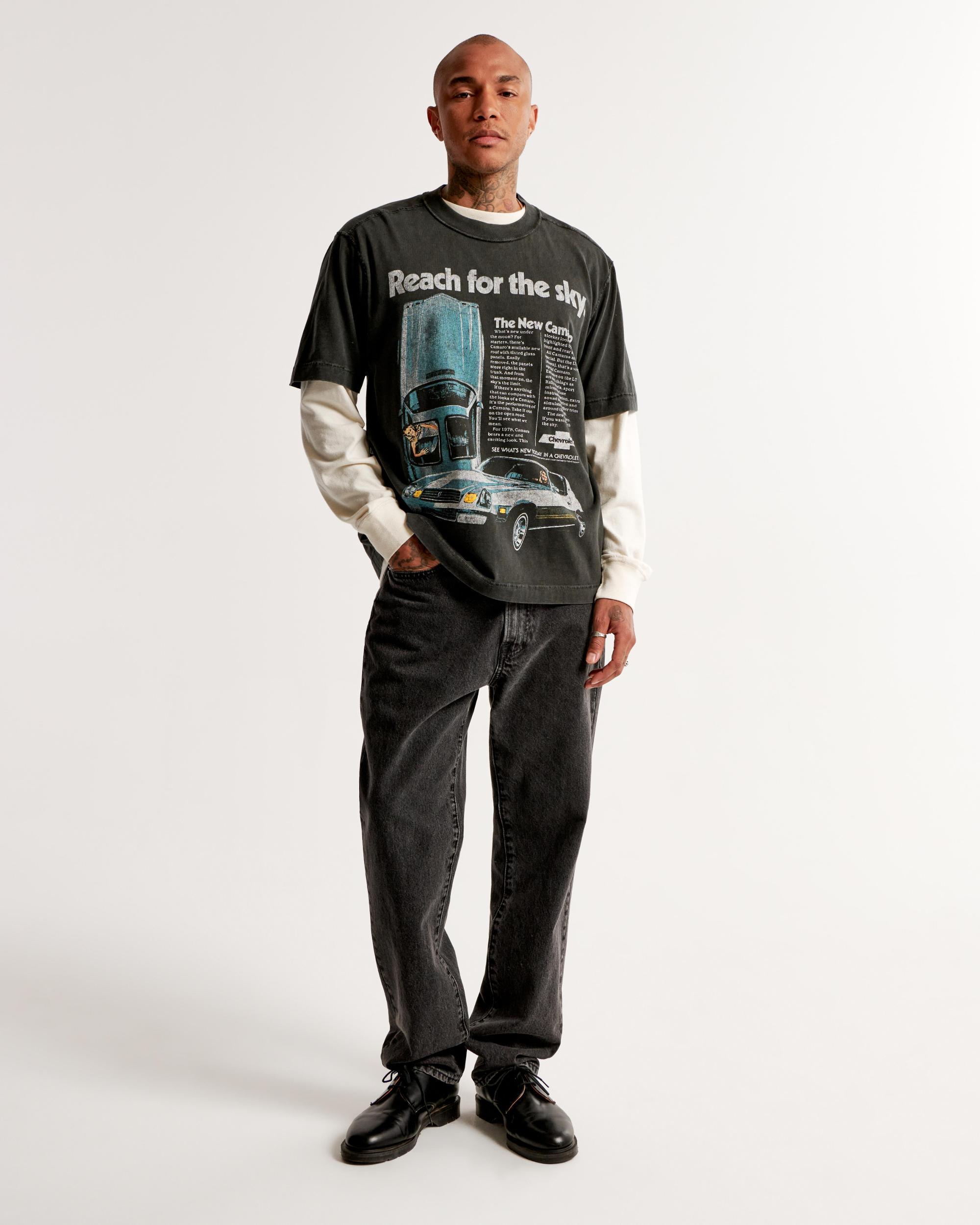 Camaro Vintage-Inspired Graphic Tee Product Image