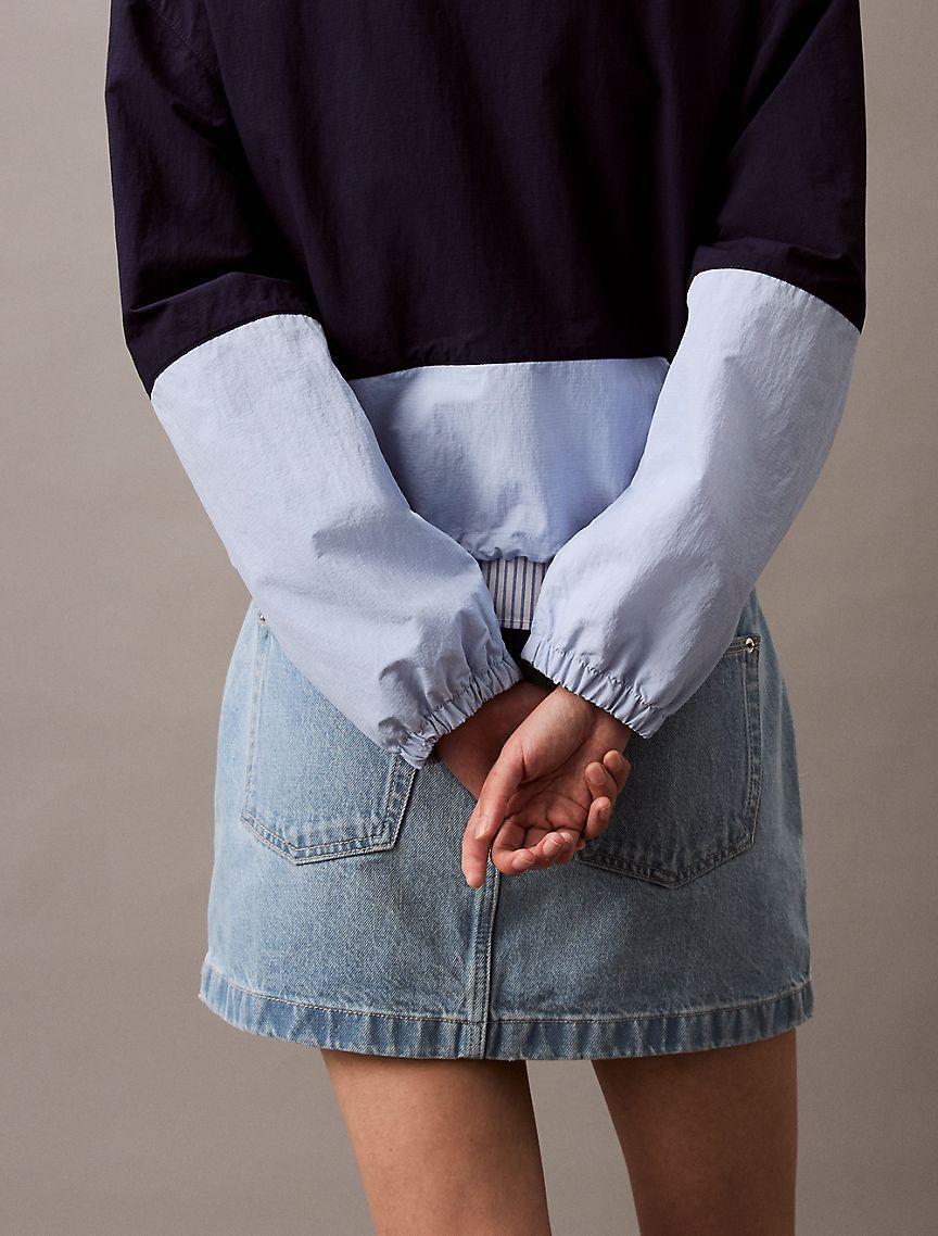 Colorblock Nylon Zip Jacket Product Image