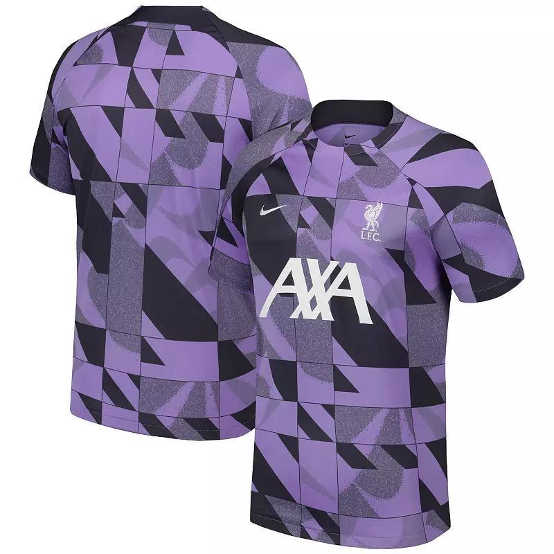 Men's Nike Purple Liverpool 2023/24 Academy Pro Pre-Match Top, Size: Small, Lvp Purple Product Image