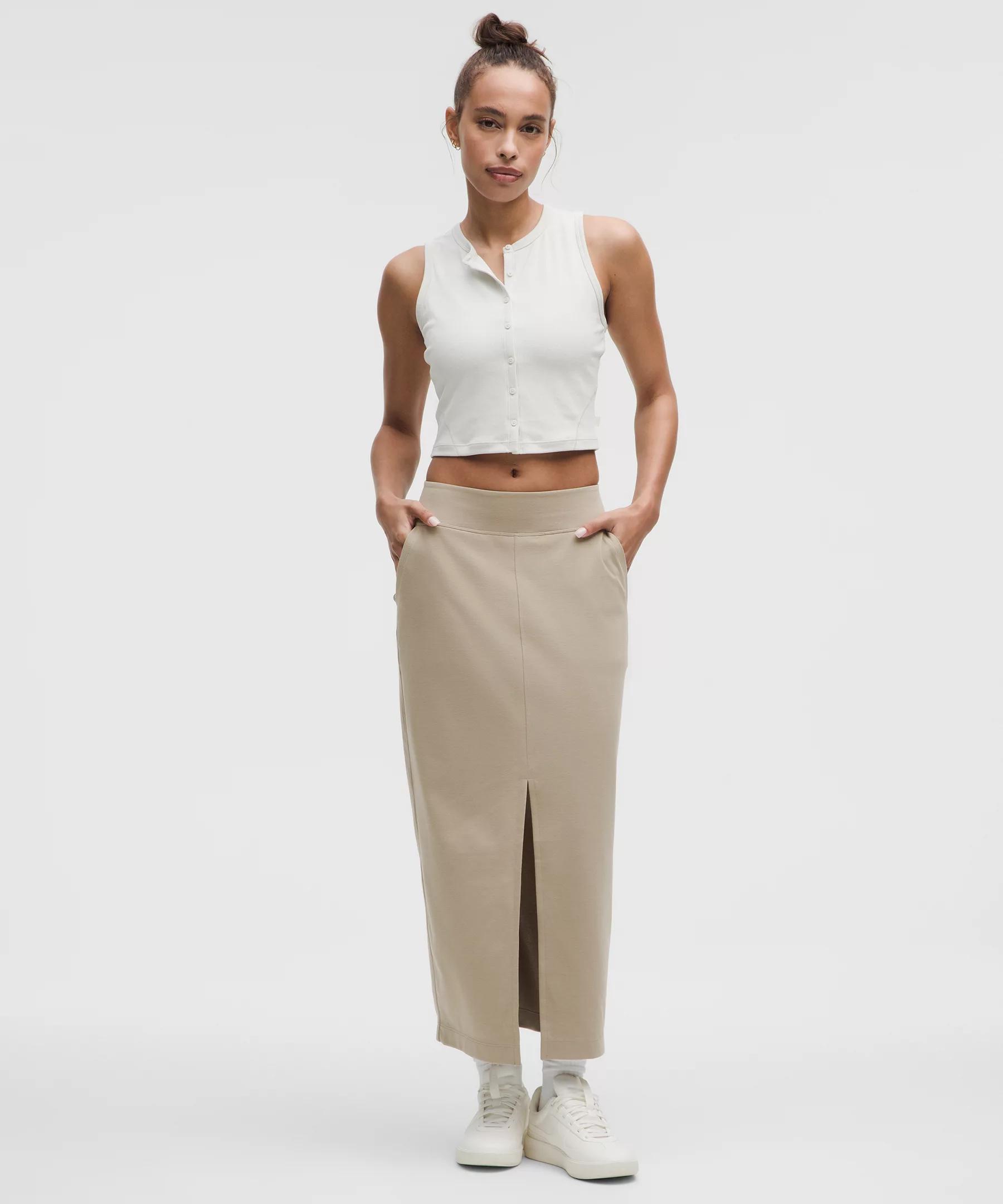 Pique Maxi Skirt Product Image