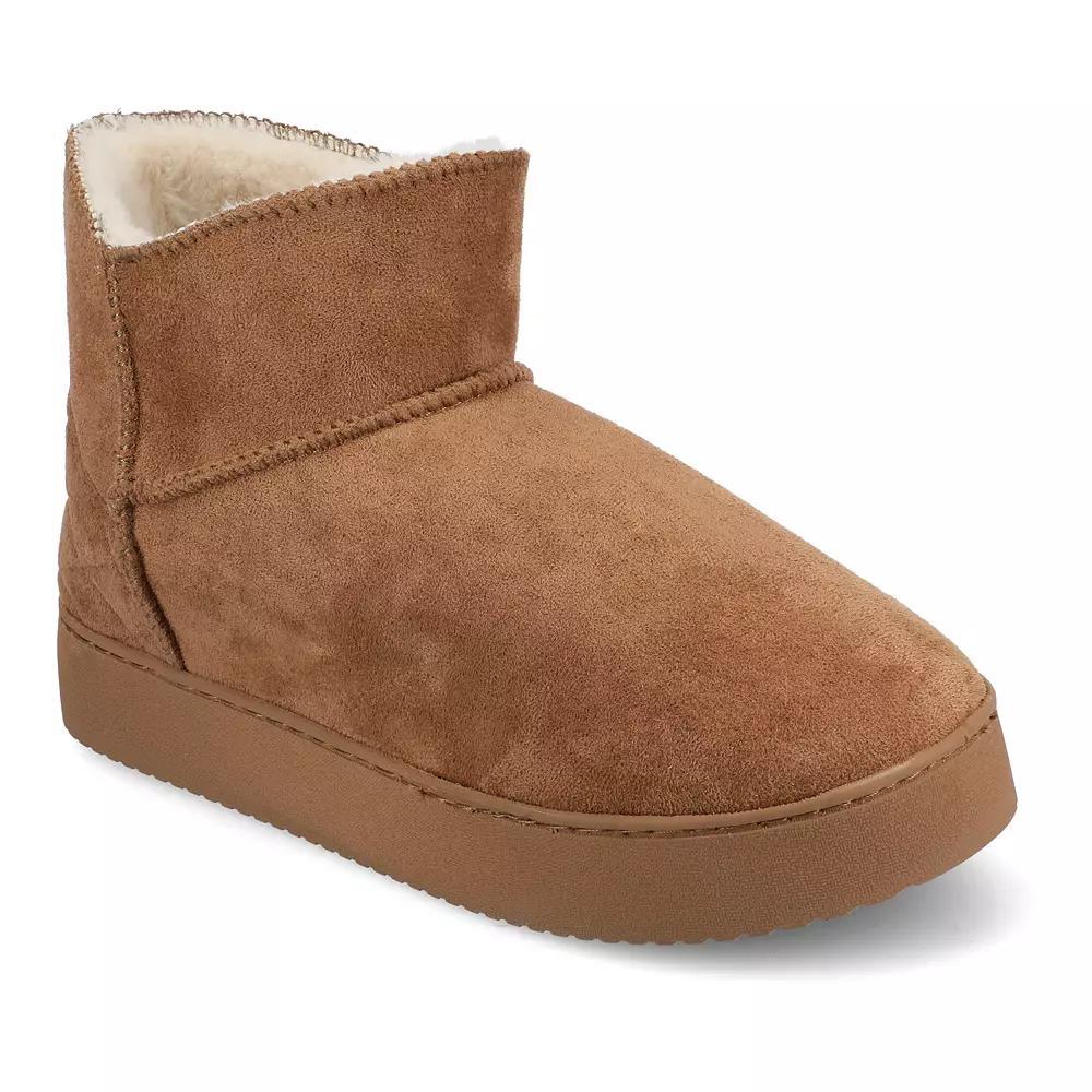 Journee Noa Women's Cushioned Ankle Boot Slippers, Size: XL (11/12) Product Image