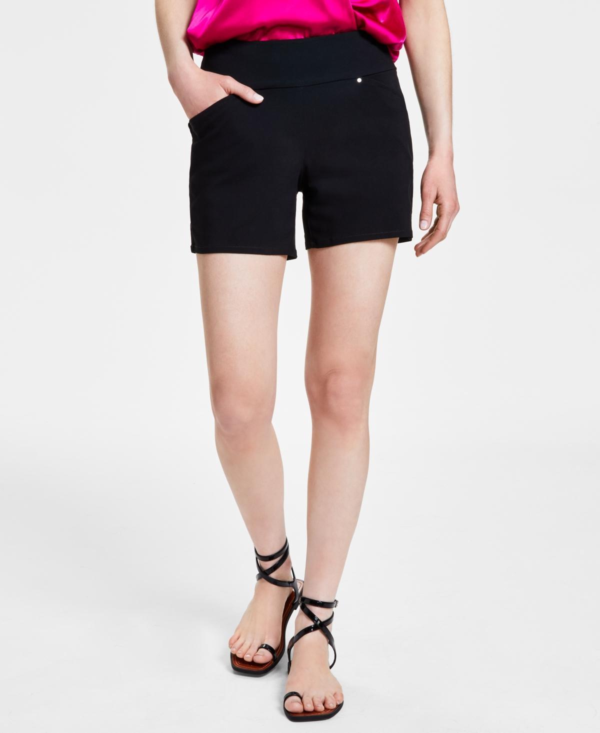 I.n.c. International Concepts Womens Curvy Mid Rise Pull-On Shorts, Created for Macys Product Image