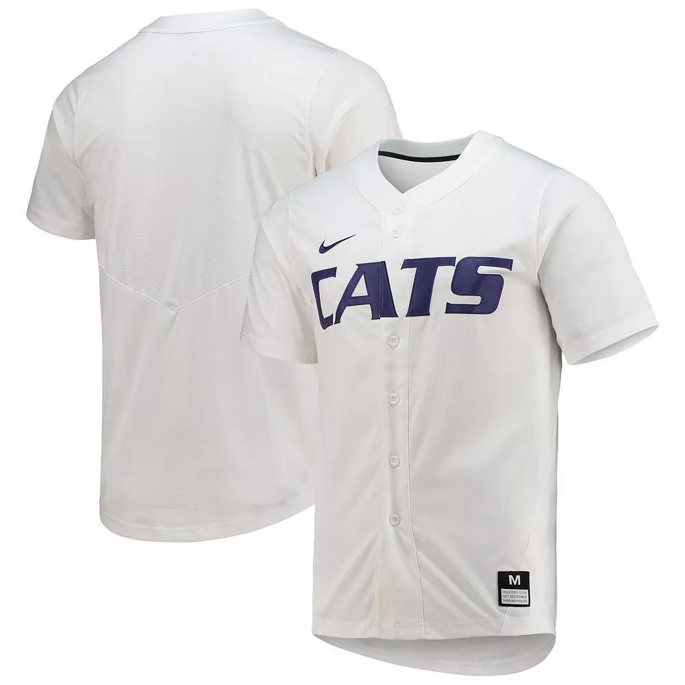 Men's Nike White Kansas State Wildcats Replica Baseball Jersey, Size: Large Product Image