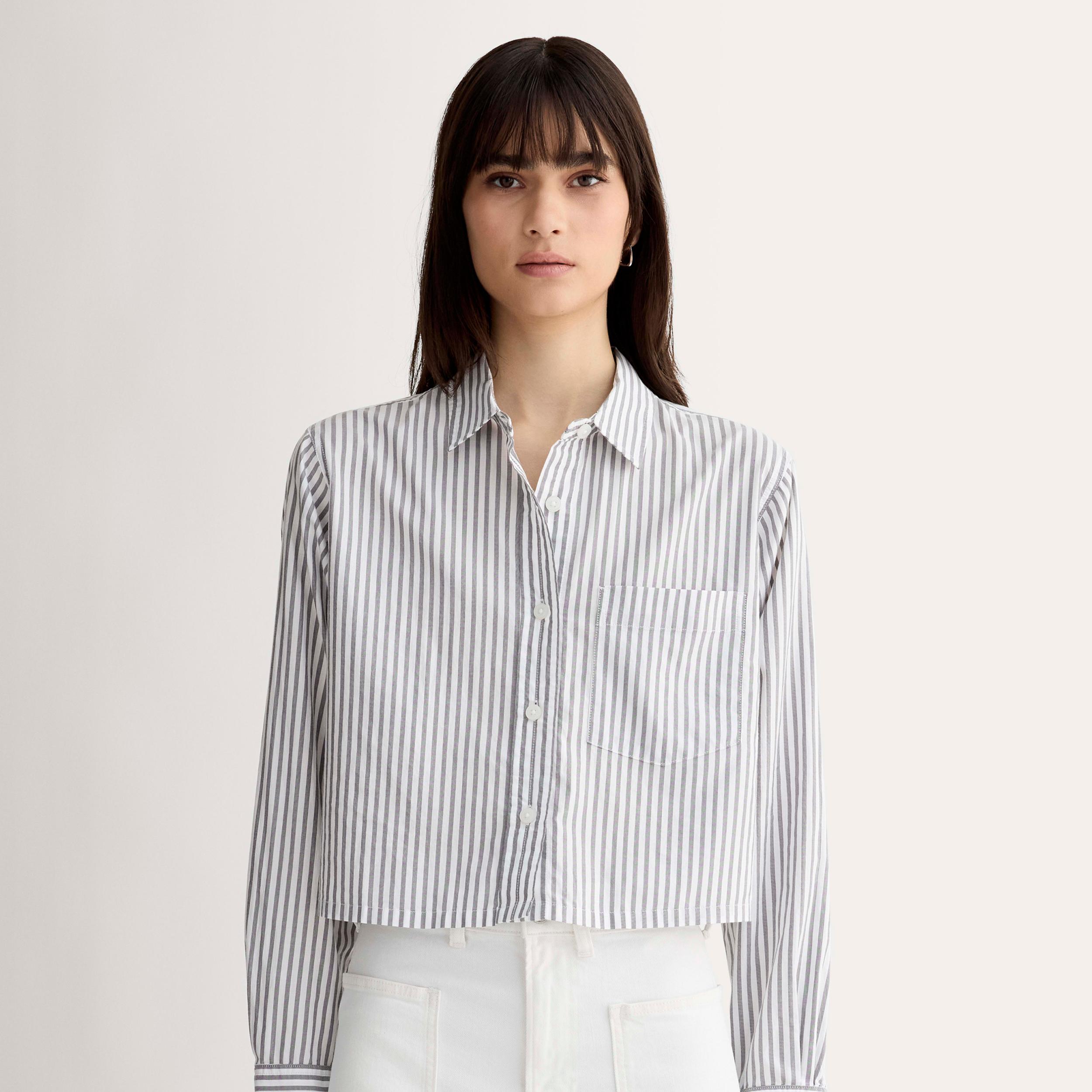The Way-Short Shirt in Silky Cotton Product Image