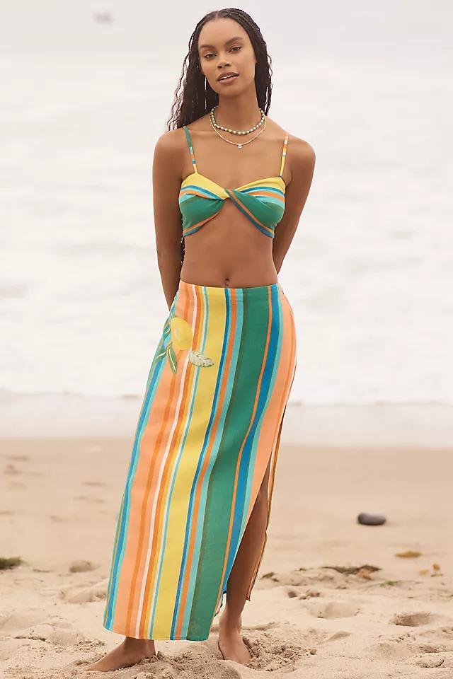 By Anthropologie Linen Crop Top Product Image