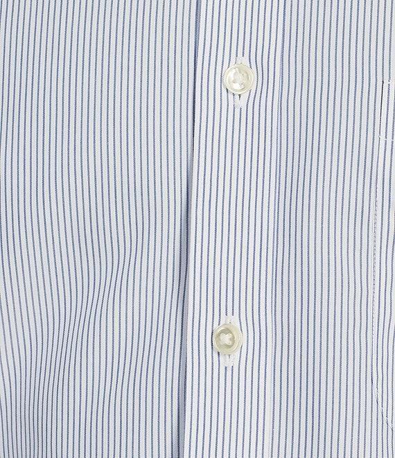Gold Label Roundtree & Yorke Long Sleeve Pin Stripe Button Down Collar Shirt Product Image