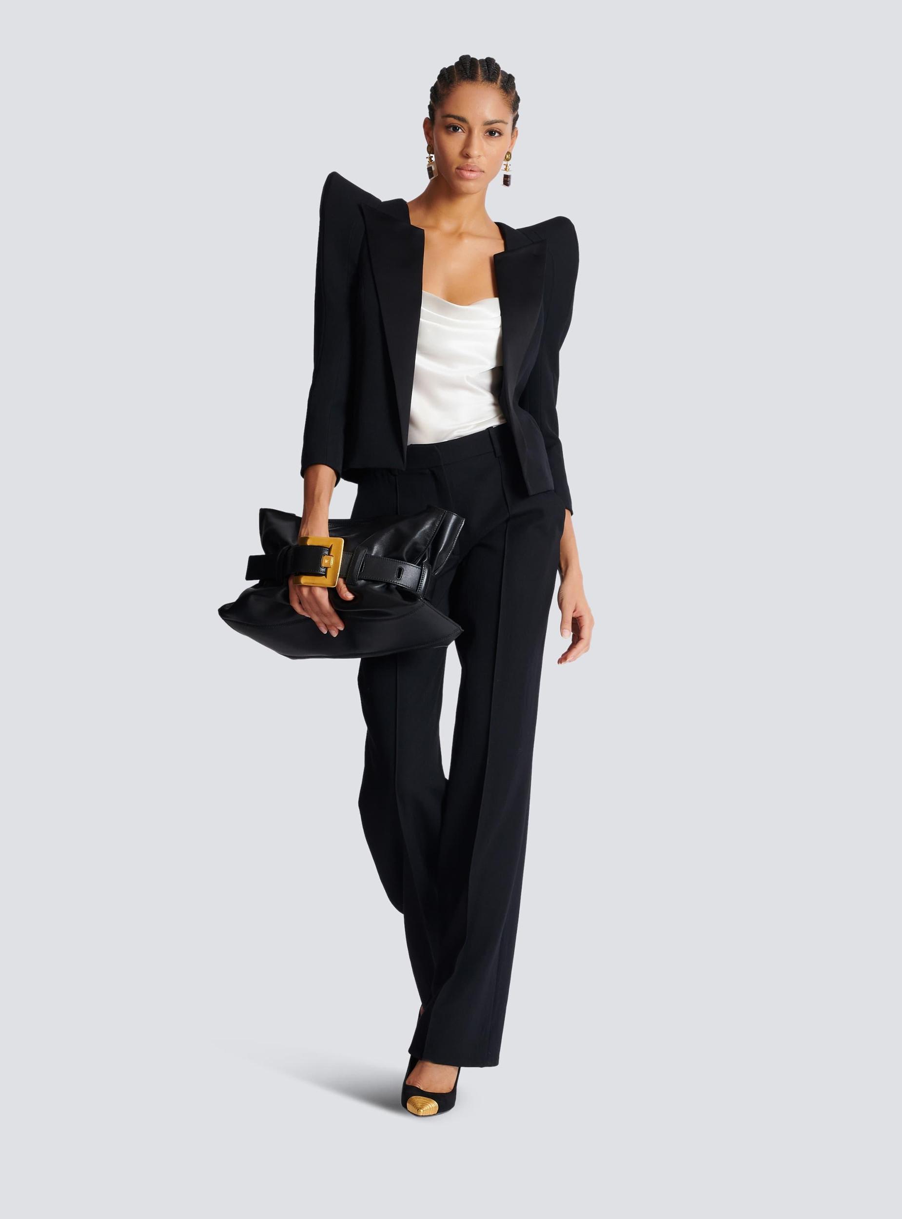 Draped satin top Product Image