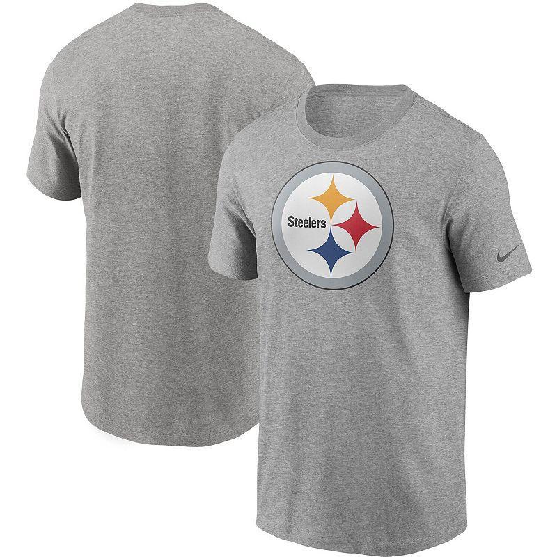 Men's Nike Heathered Gray Carolina Panthers Primary Logo T-Shirt, Size: Medium, Grey Product Image