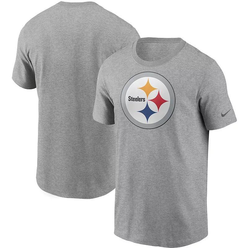 Men's Nike Heathered Gray Carolina Panthers Primary Logo T-Shirt, Size: Medium, Grey Product Image