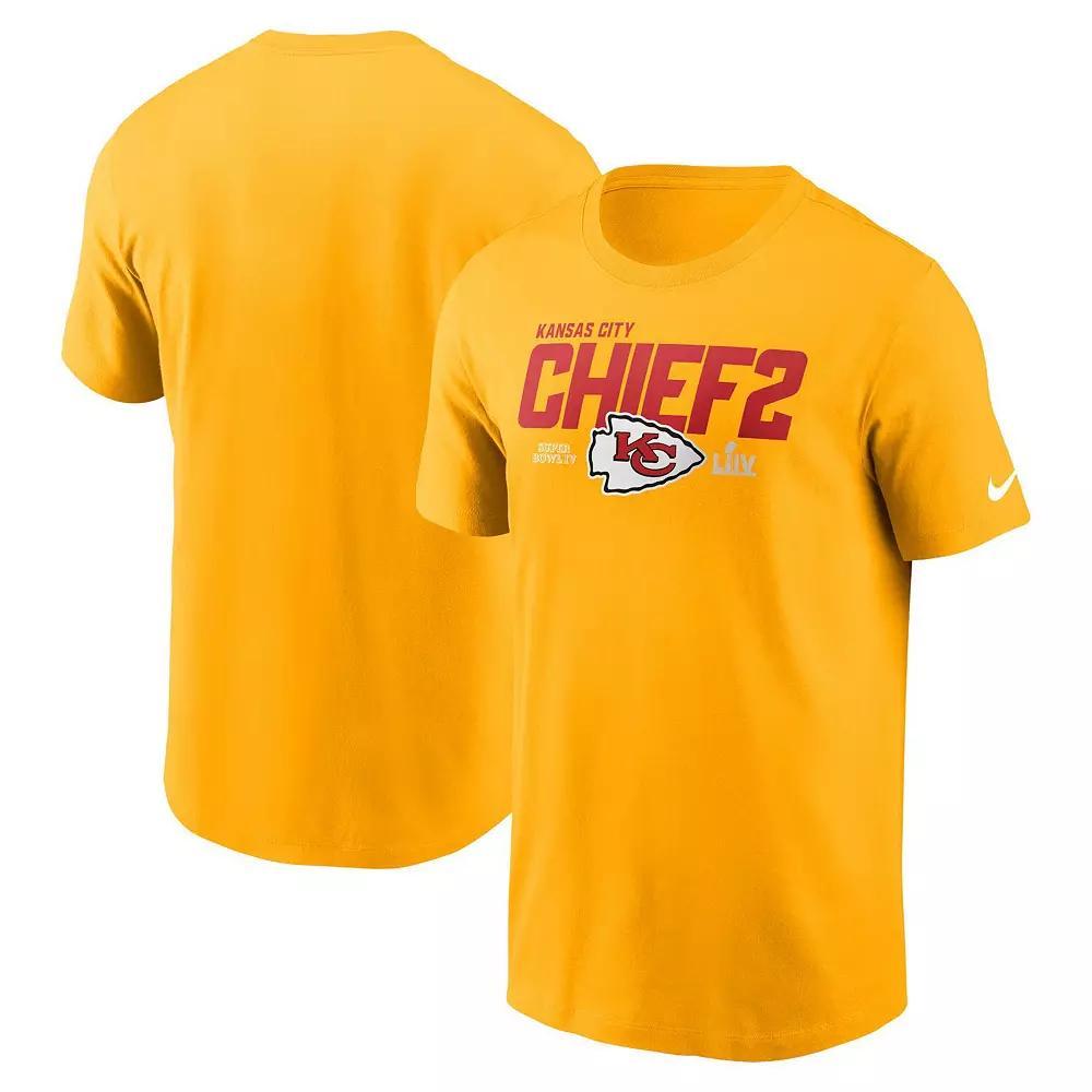 Men's Nike  Gold Kansas City Chiefs Local Essential T-Shirt, Size: 2XL Product Image