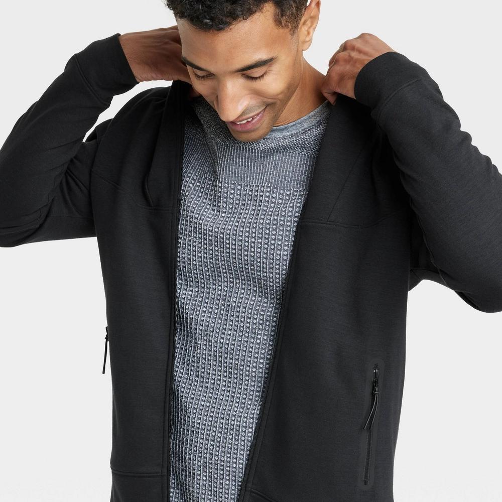 Mens Ponte Full-Zip Hoodie - All In Motion Light XL Product Image