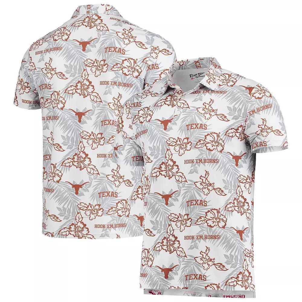 Men's Reyn Spooner White Texas Longhorns Performance Polo, Size: XL Product Image