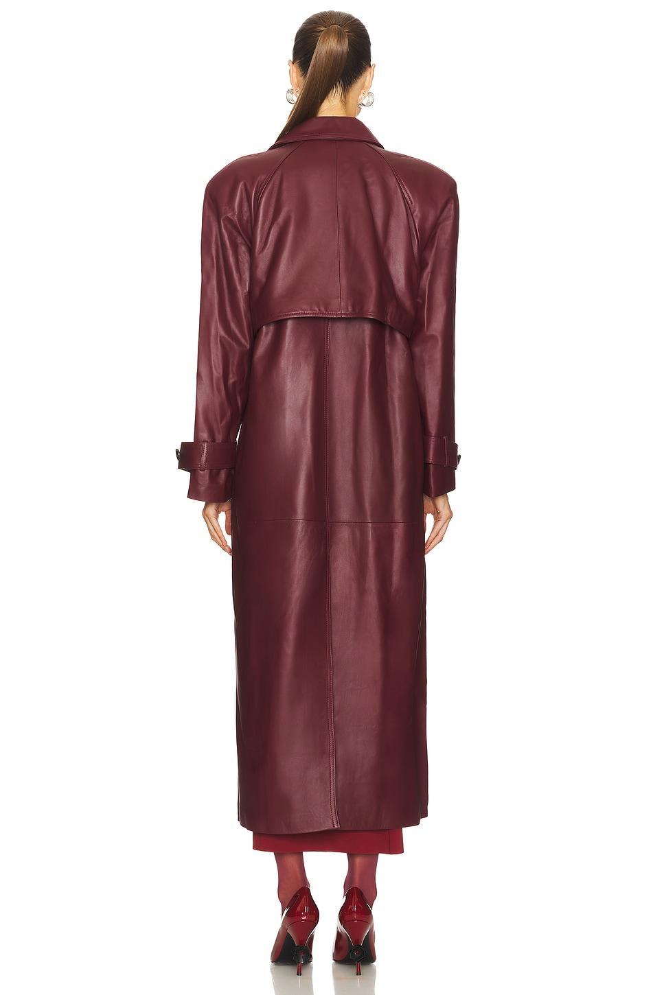 Corrin Leather Coat Ducie Product Image