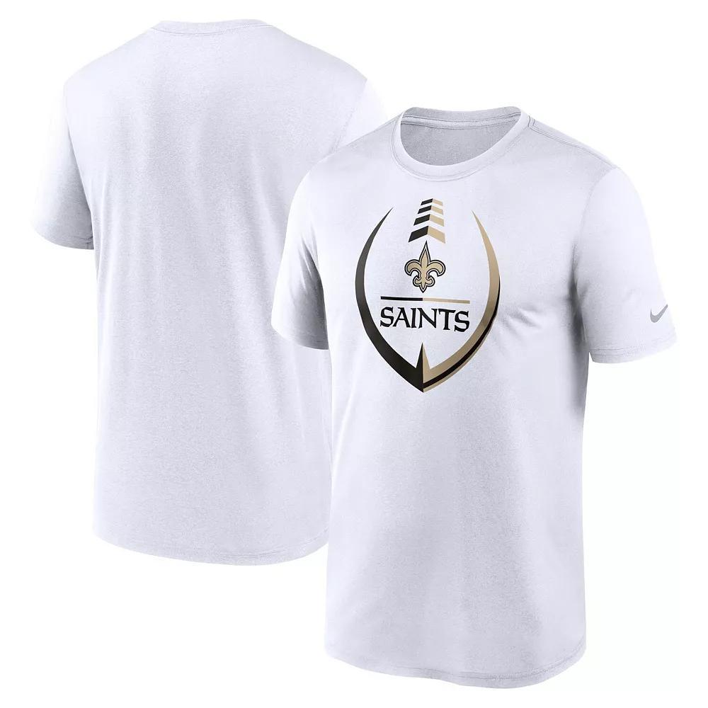 Men's Nike White New Orleans Saints Icon Legend Performance T-Shirt, Size: 3XL Product Image