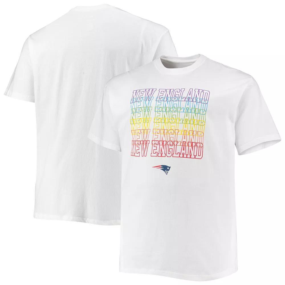 Men's Fanatics Branded White New England Patriots Big & Tall City Pride T-Shirt, Size: XLT Product Image