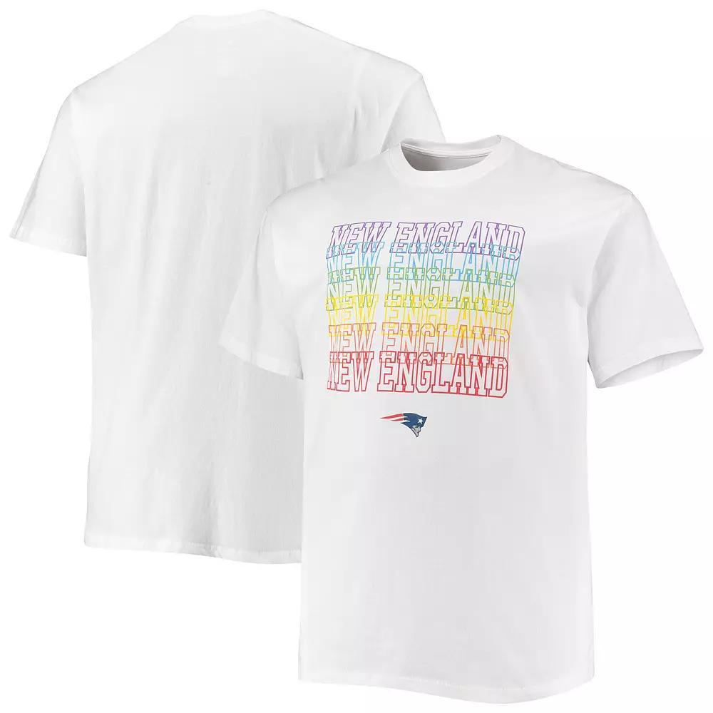 Men's Fanatics Branded White New England Patriots Big & Tall City Pride T-Shirt, Size: XLT Product Image