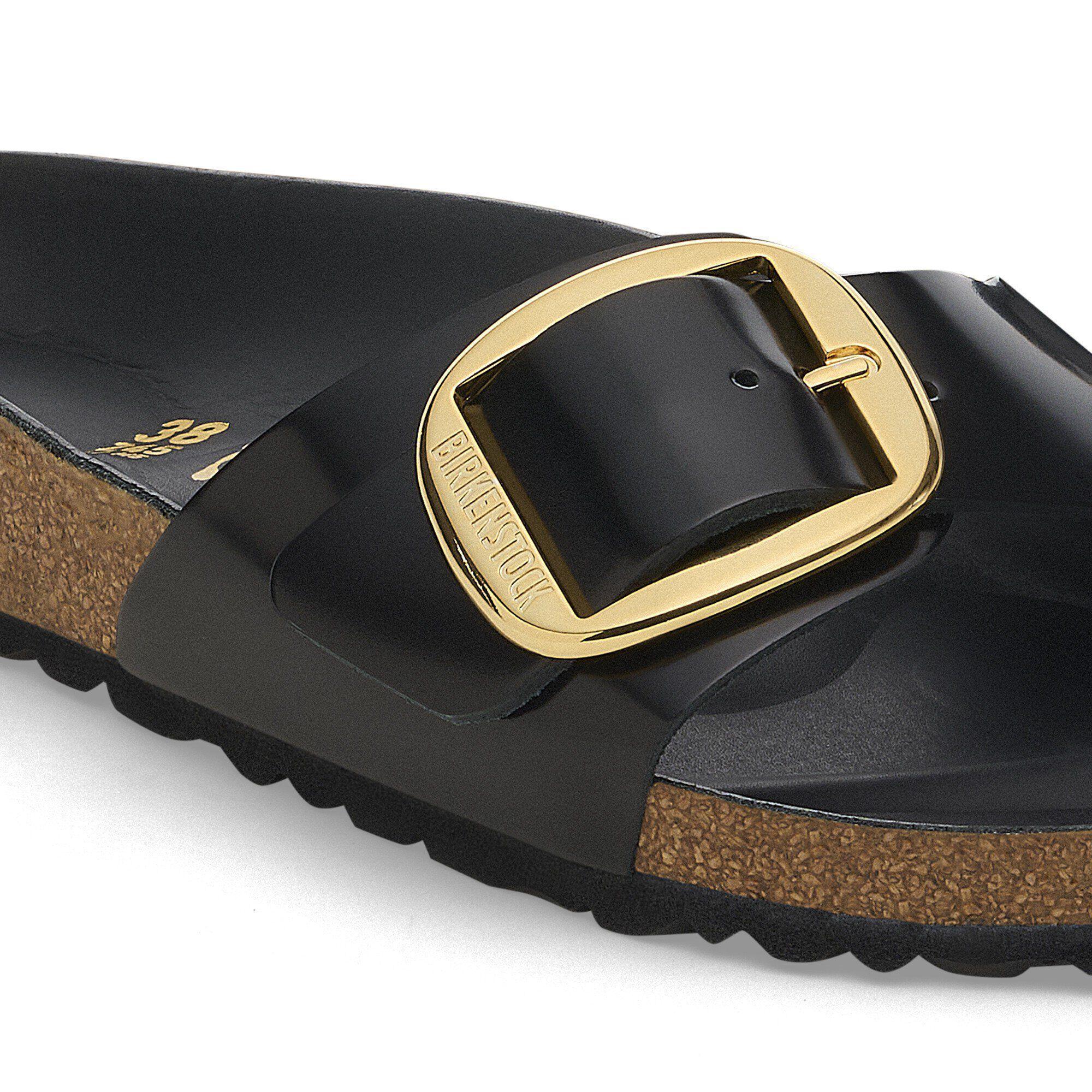 Madrid Big Buckle Natural Leather Patent Product Image