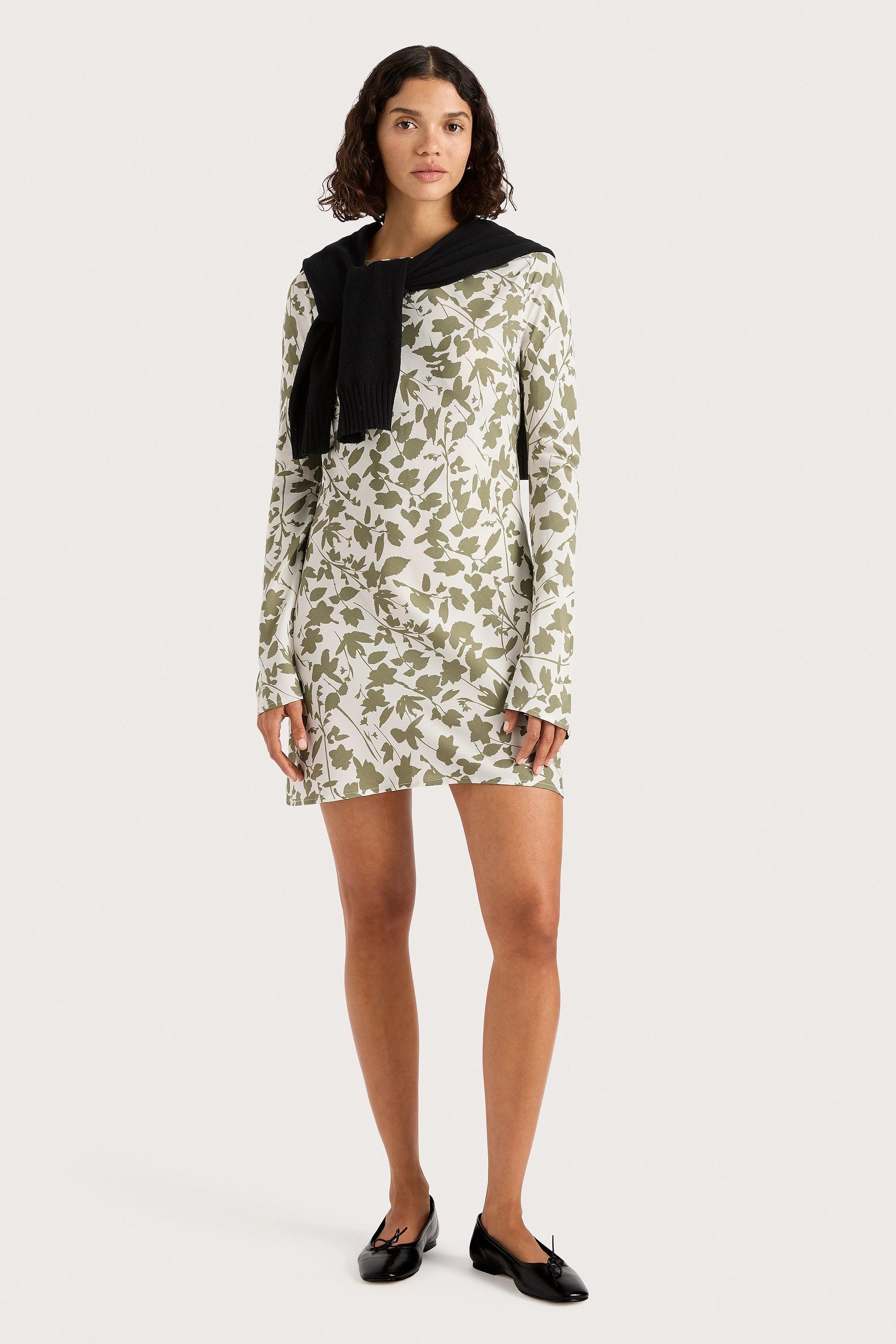 Lilou Mini Dress Poplar Sage Product Image