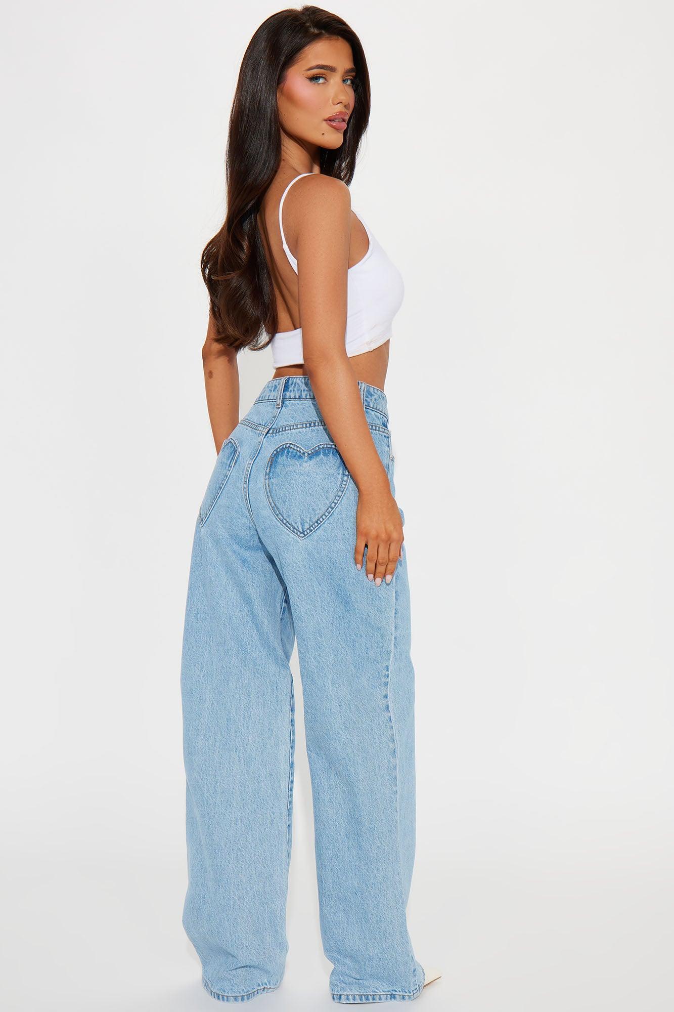 Match Made In Heaven Straight Leg Jeans - Light Wash Product Image