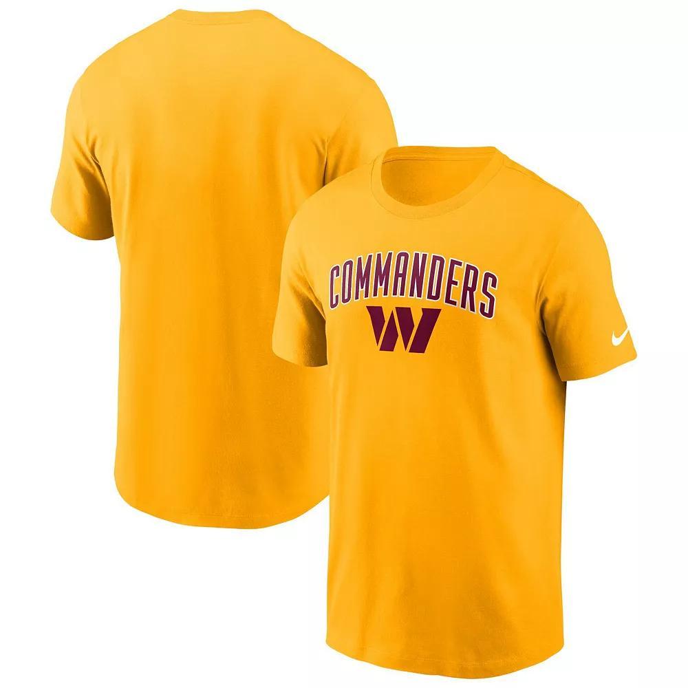 Men's Nike Gold Washington Commanders Team Athletic T-Shirt, Size: 3XL, Wft Gold Product Image