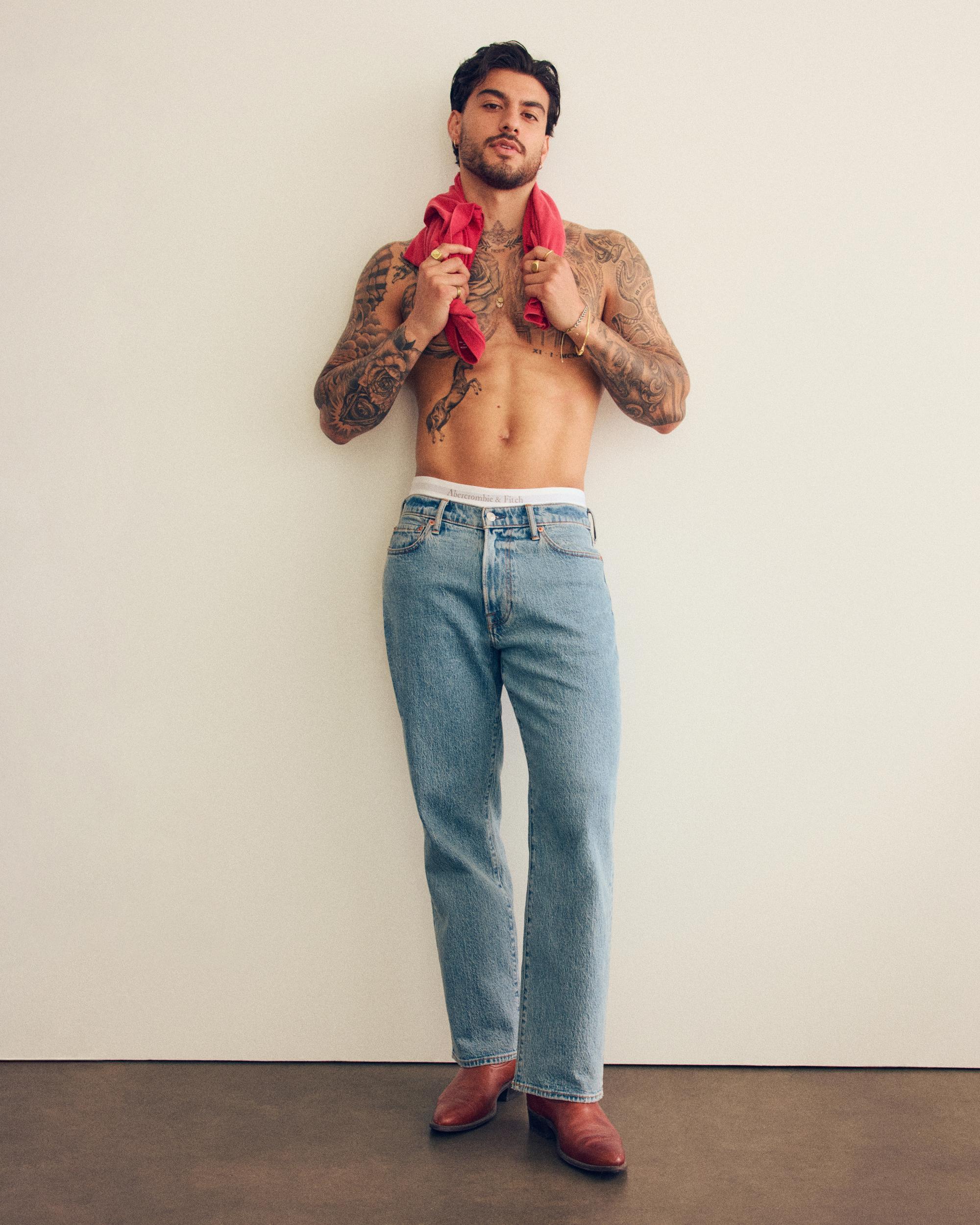Athletic Relaxed Straight Jean Product Image