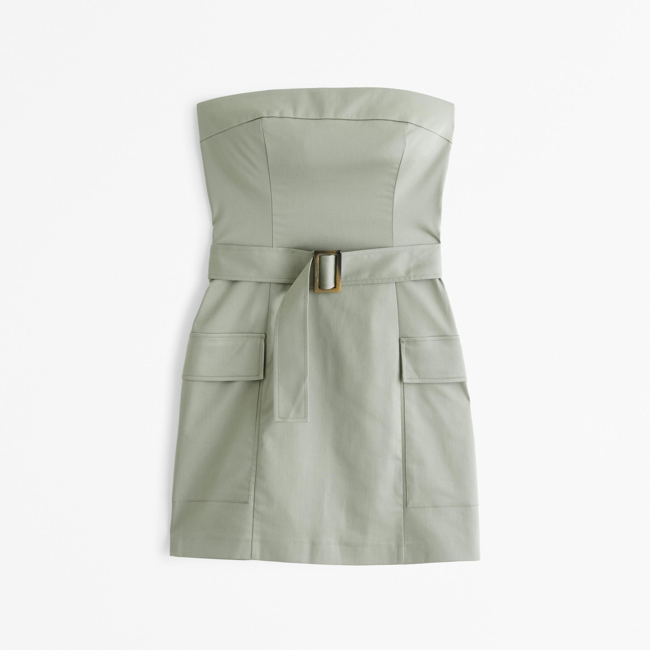 Strapless Utility Mini Dress Product Image