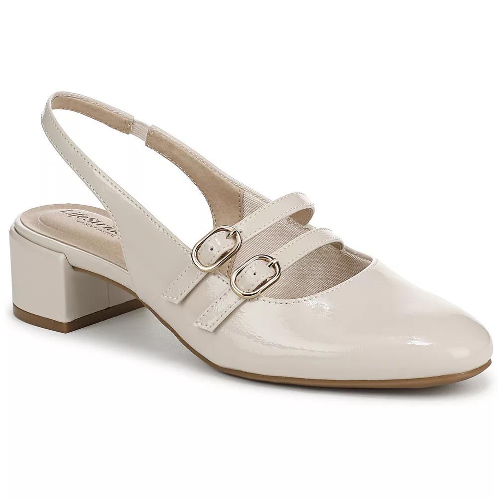 LifeStride Beatrice Womens Slingback Pump Brown Milk Product Image