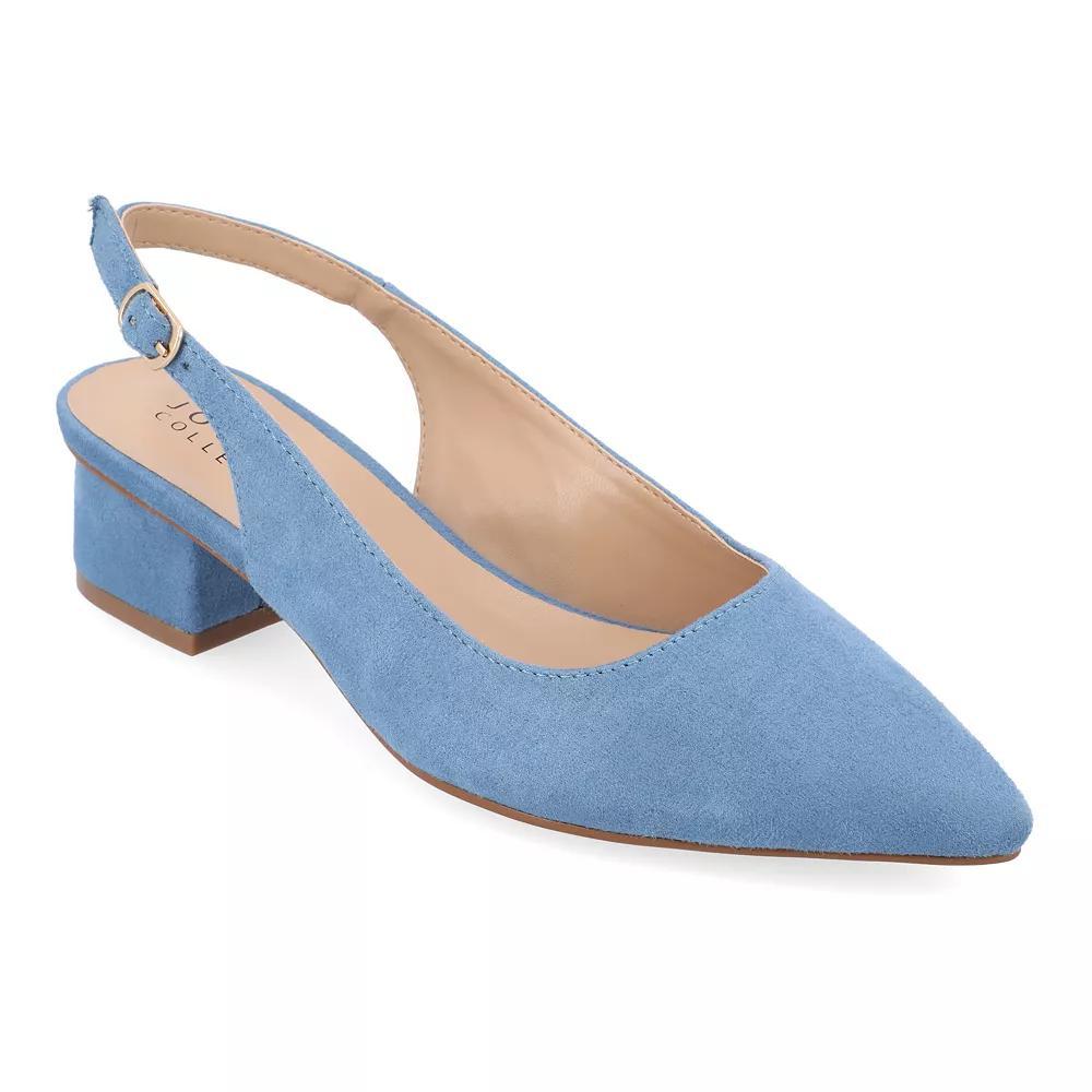 Journee Sylvia Women's Pumps, Size: 7.5 Wide, Blue Product Image