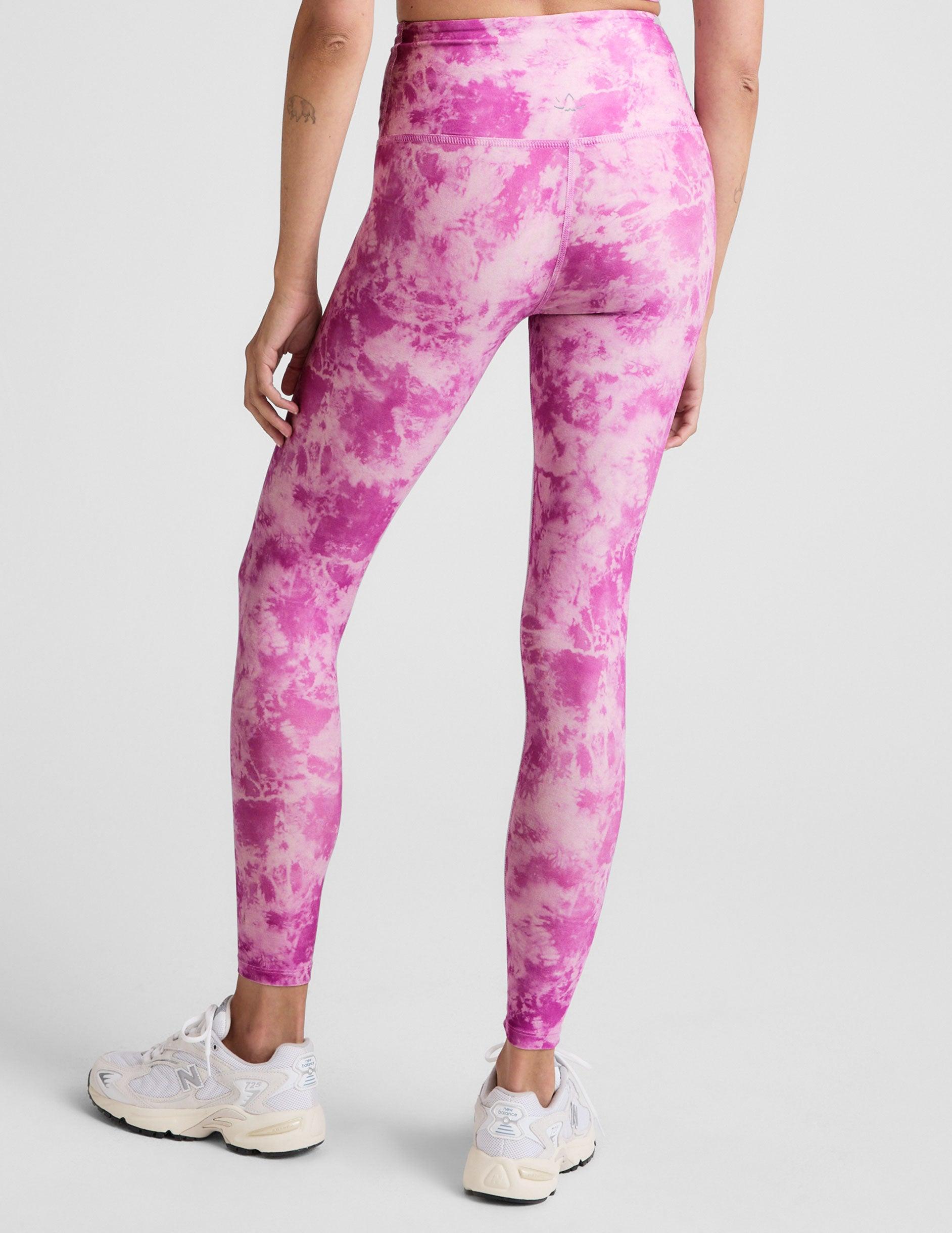 Sunset Violet Icedye SoftMark High Waisted Midi Legging Product Image