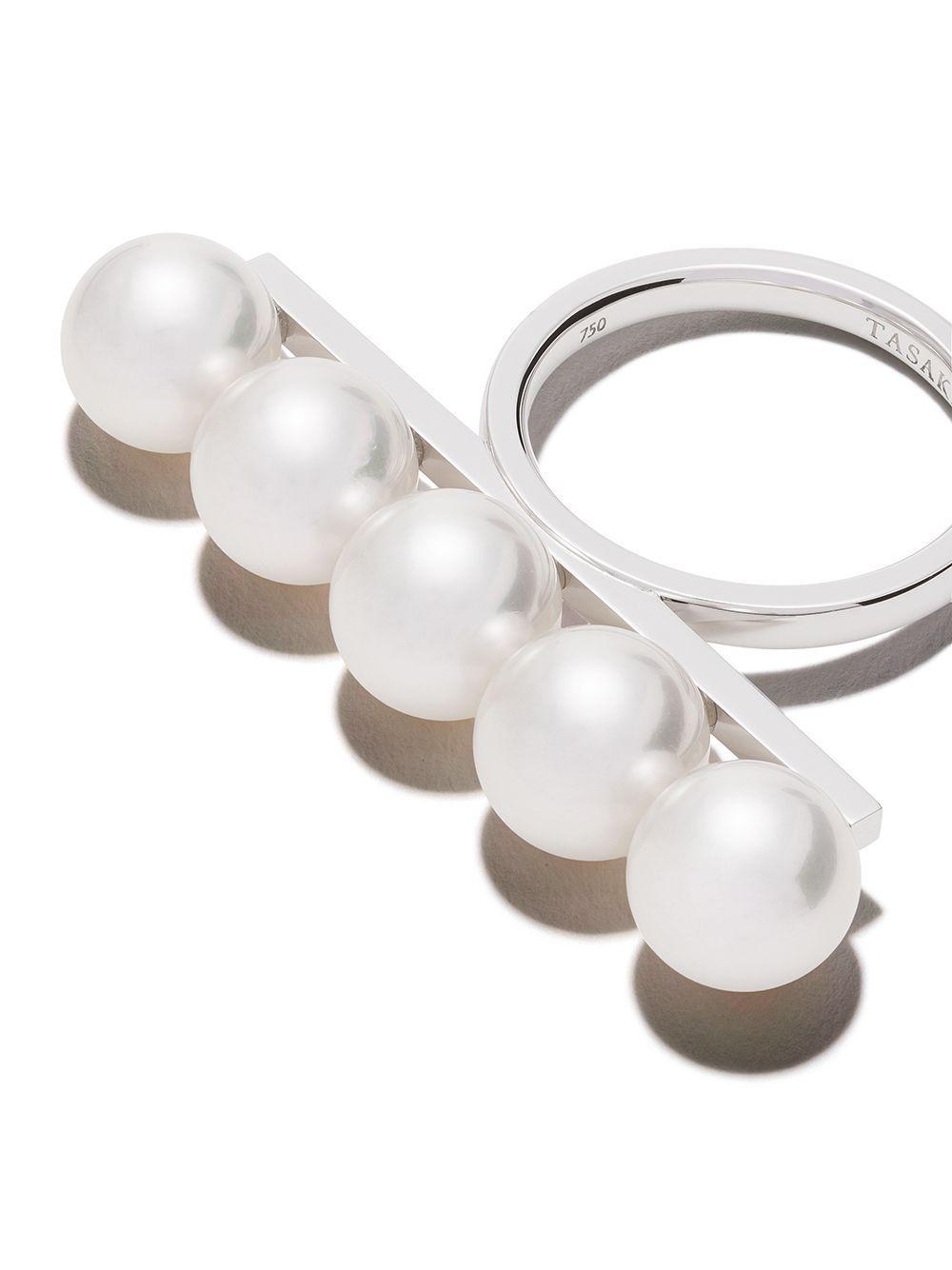 18kt white gold Balance signature ring Product Image
