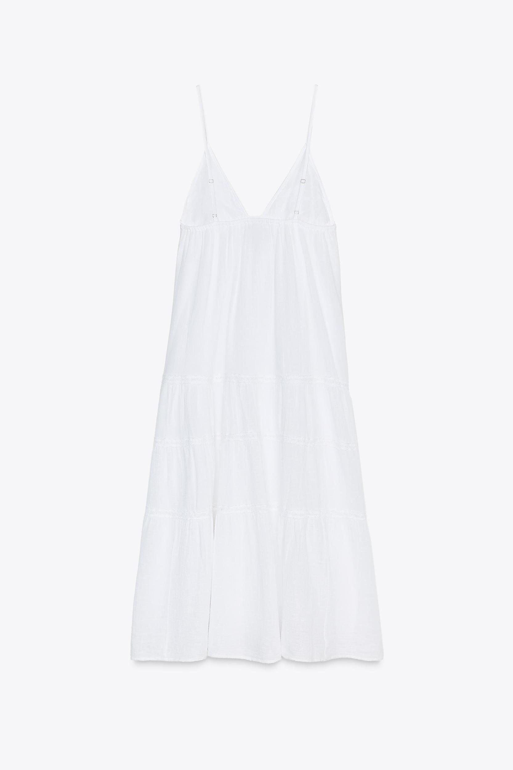 EMBROIDERED MIDI DRESS Product Image