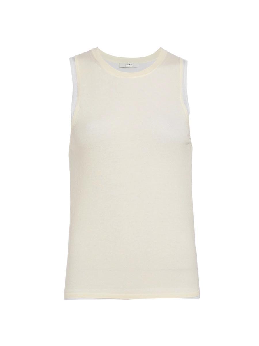 Womens Double Layer Tank Product Image