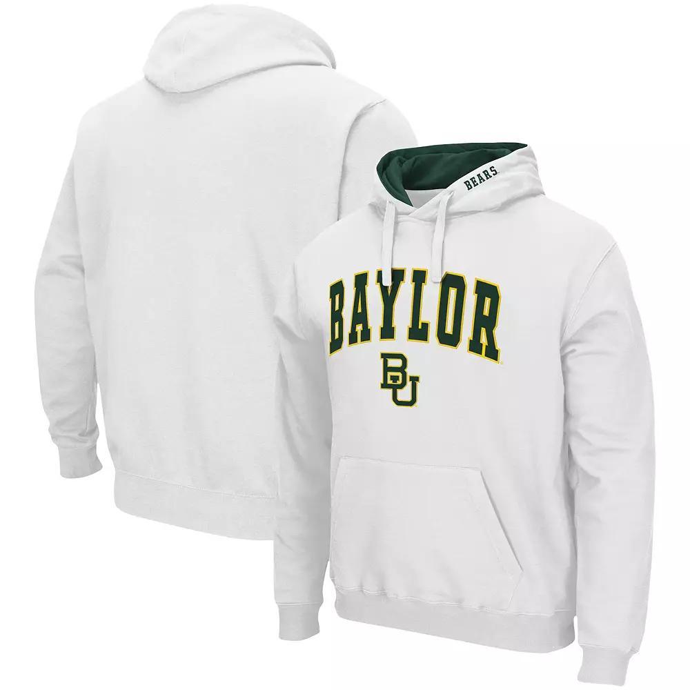 Men's Colosseum White Purdue Boilermakers Arch & Logo 3.0 Pullover Hoodie, Size: Large Product Image