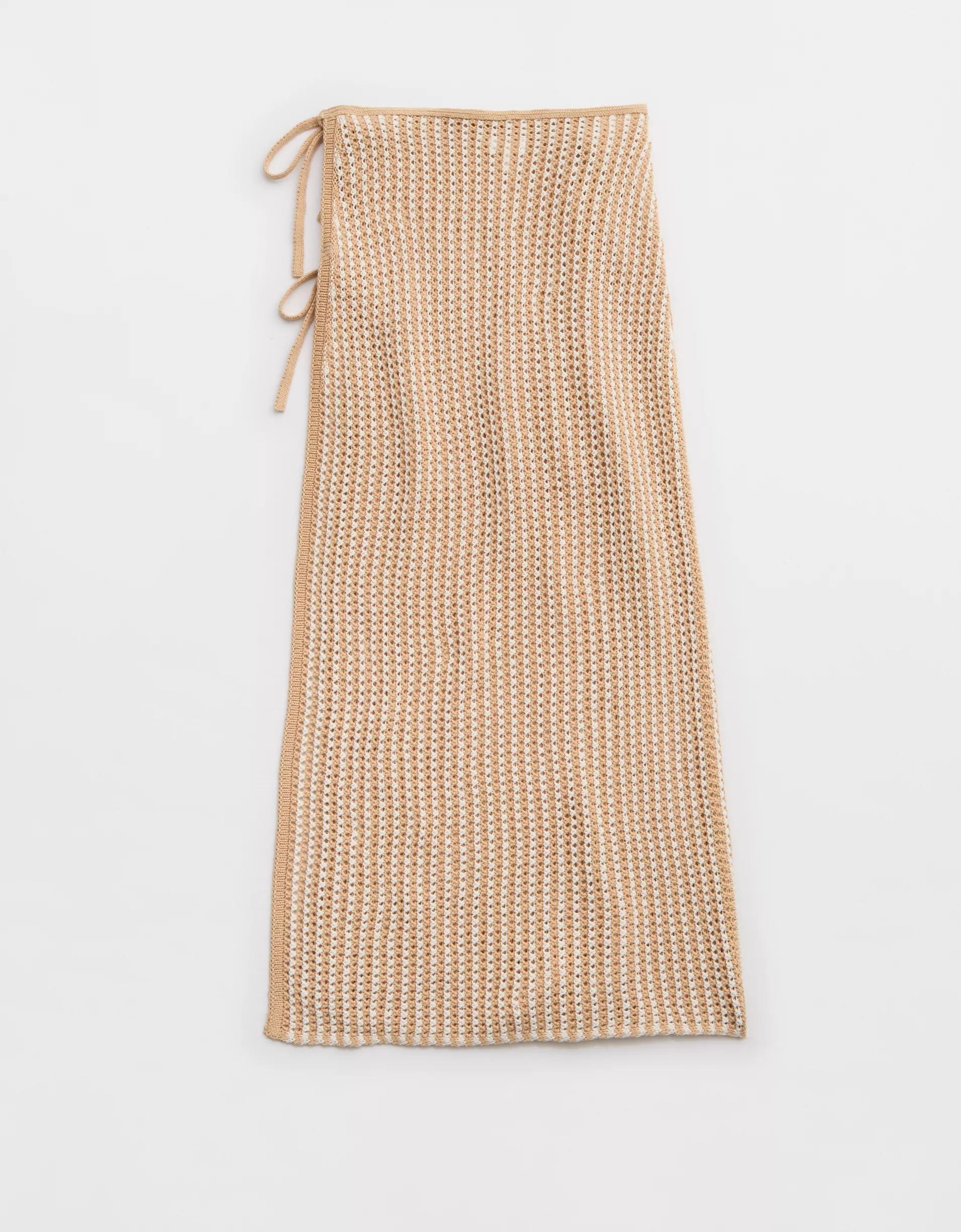Aerie Crochet Wrap Sarong Product Image