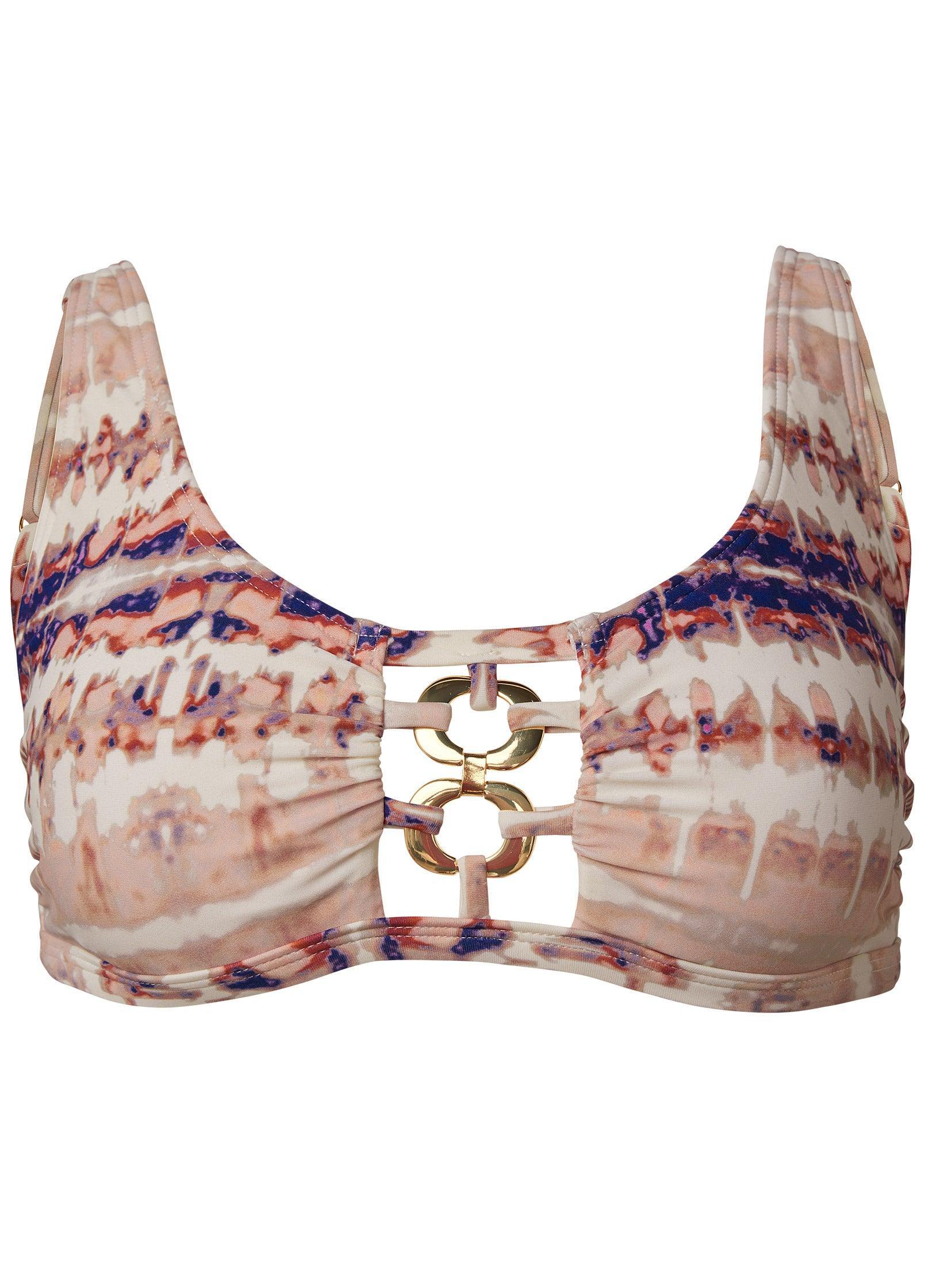 Bold Scoop Top - Sahara Stripe Product Image