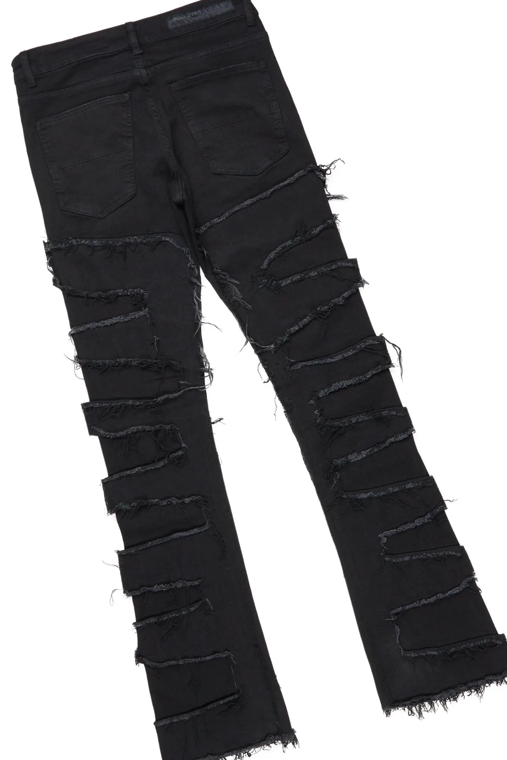 Balius Black T-Shirt/Stacked Flare Jean Bundle Male Product Image