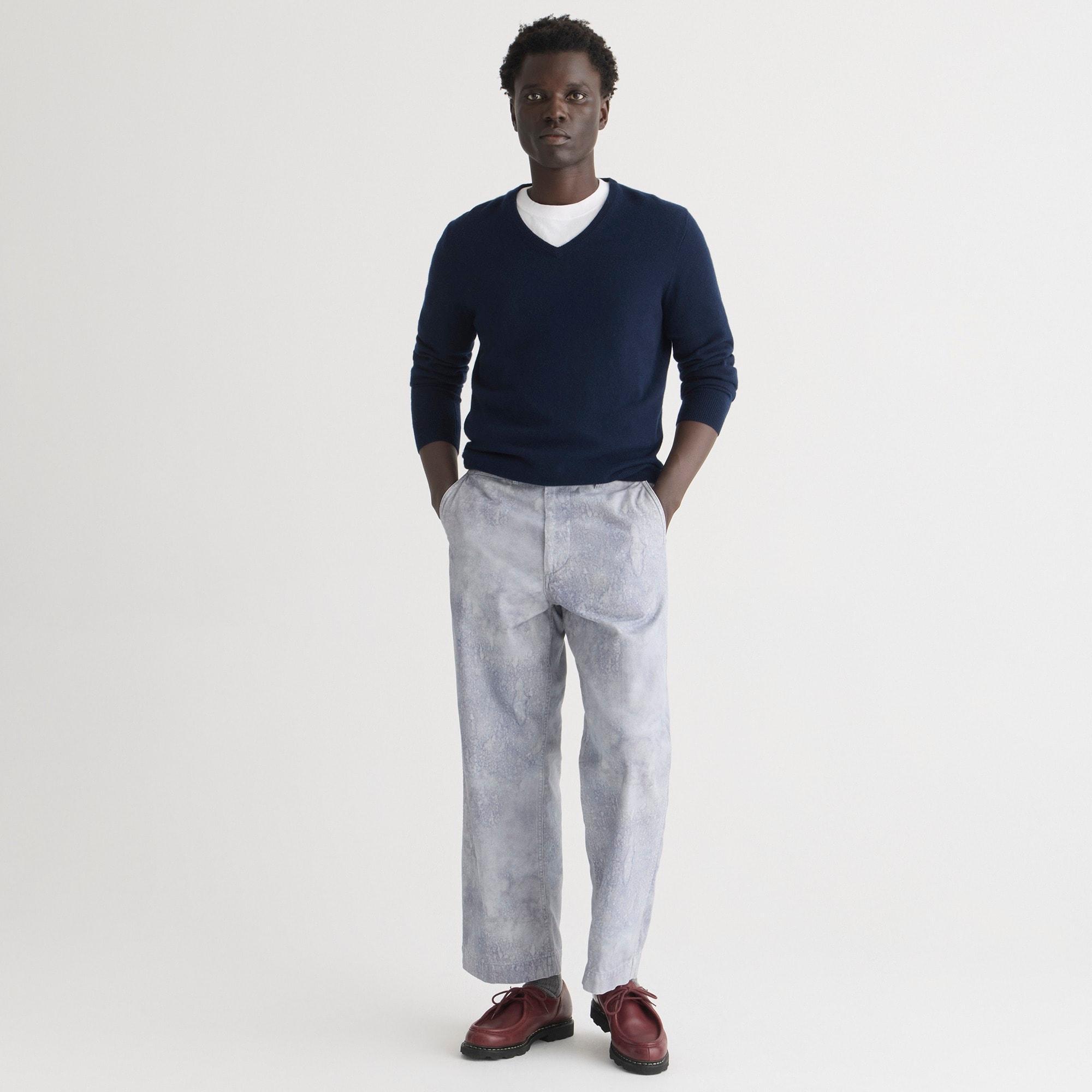 BEAMS PLUS MIL trouser in canvas print Product Image